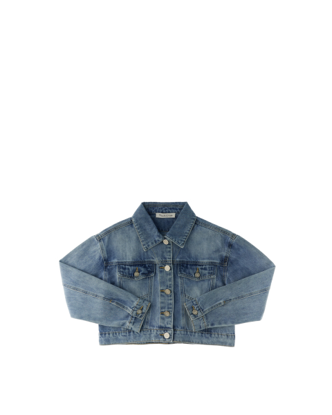 Giacca jeans cropped