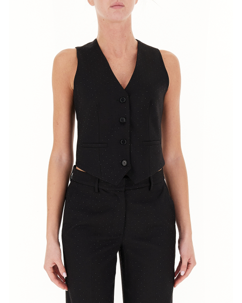 Gilet con strass