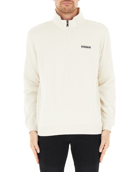 Felpa mezza zip