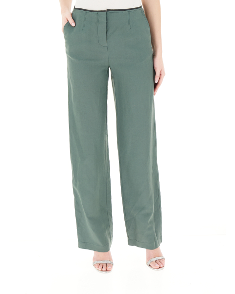 Pantalone misto lino
