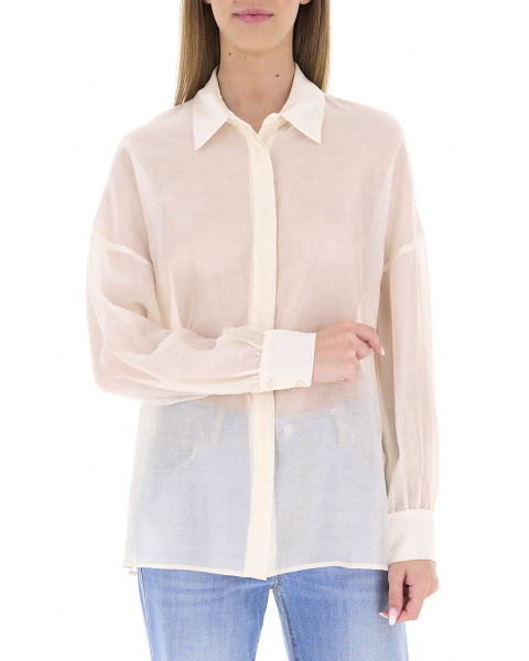Blusa maniche lunghe