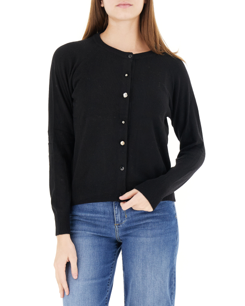 Cardigan misto lana