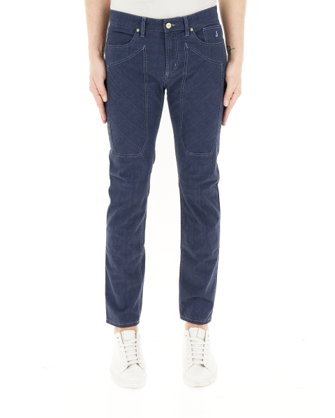 Jeans tessuto lavorato