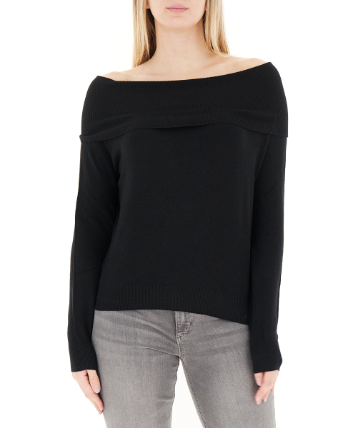 Maglia scollo bardot