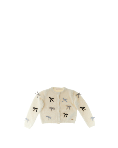Cardigan con fiocchi