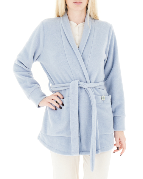 Vestaglia corta in pile