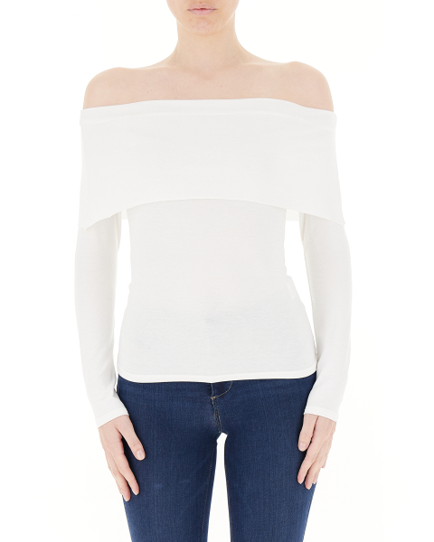 Maglia scollo Bardot