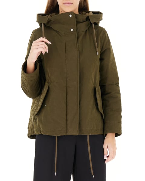 Piumino con cappuccio