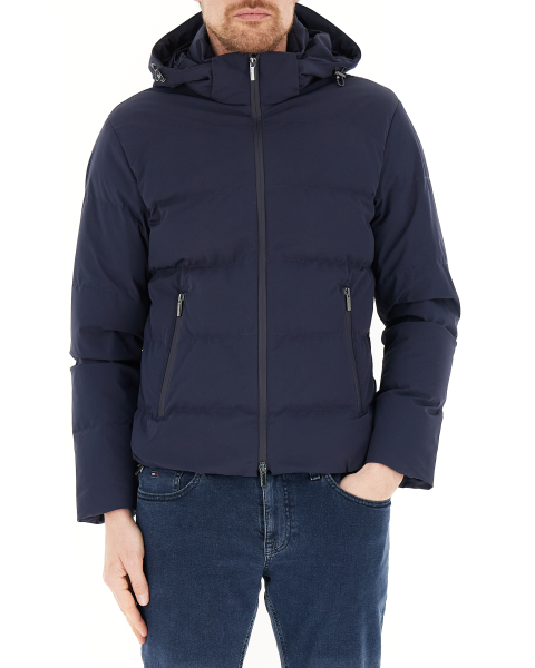 Piumino con cappuccio