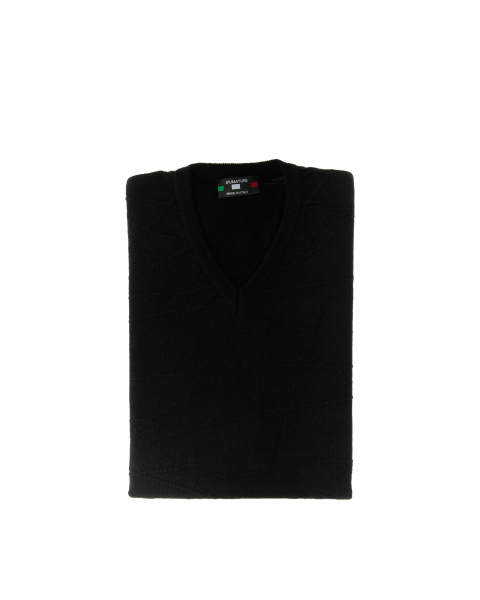 Maglione scollo V