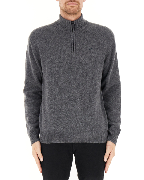 Maglione mezza zip