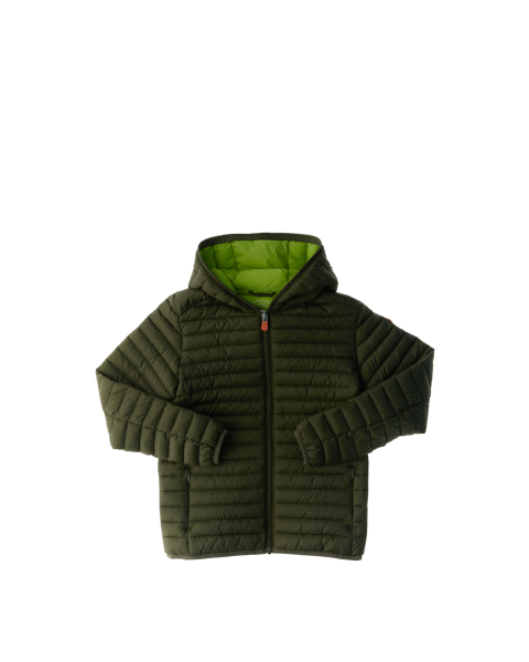 Piumino con cappuccio