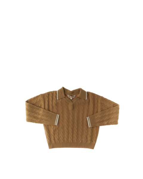 Maglione a trecce