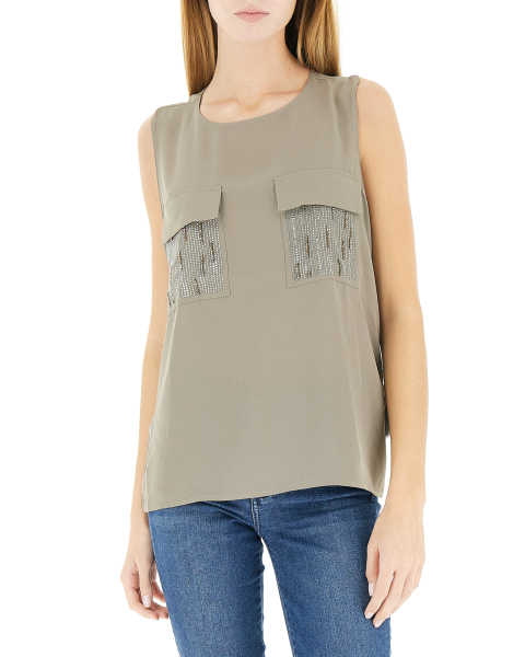 Top con taschini