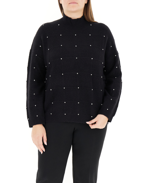 Maglione con strass