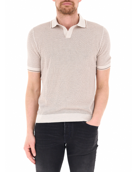 Polo maglia traforata