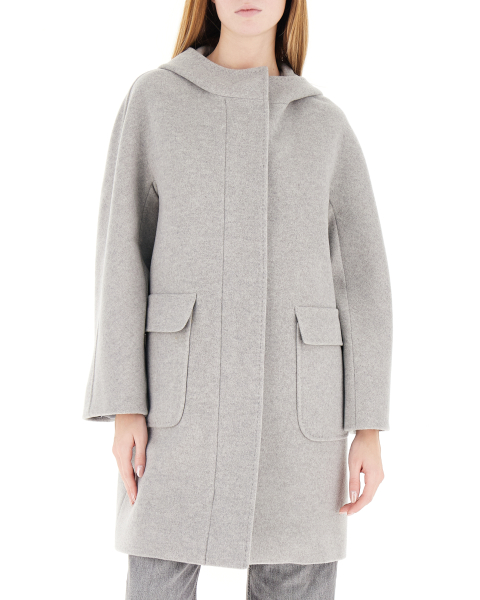 Cappotto con cappuccio