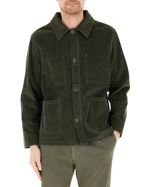 Overshirt in velluto
