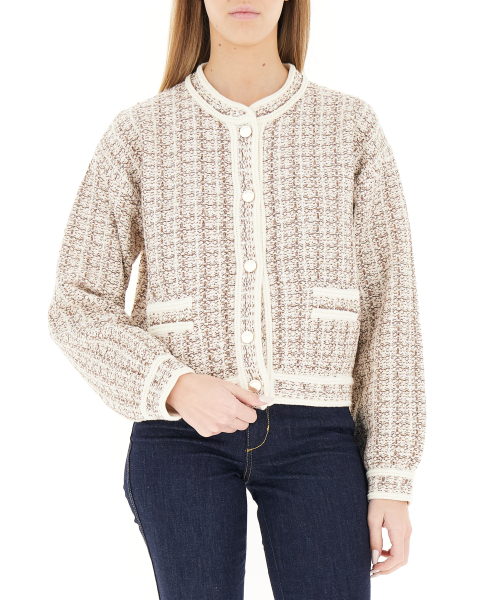 Cardigan misto cotone