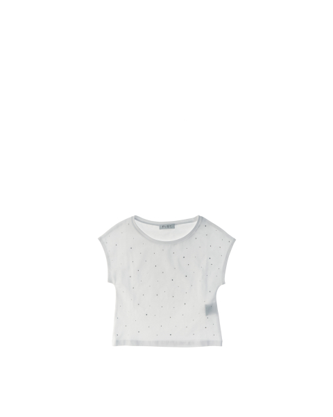 T-shirt con strass