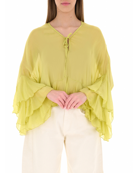 Blusa con volants