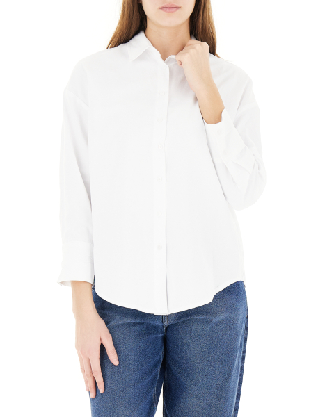 Camicia misto cotone