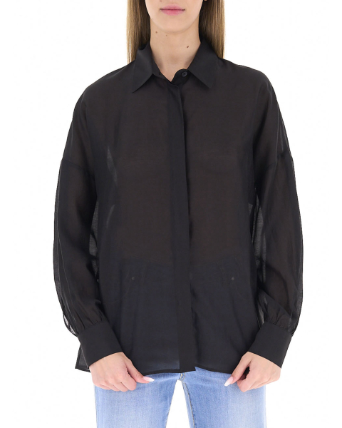 Blusa maniche lunghe
