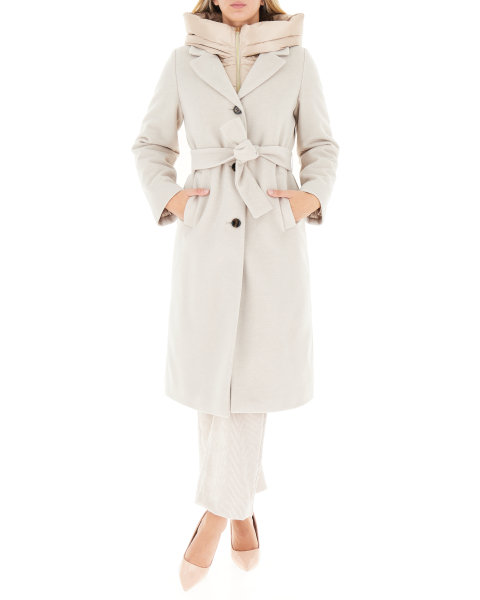Cappotto con cappuccio