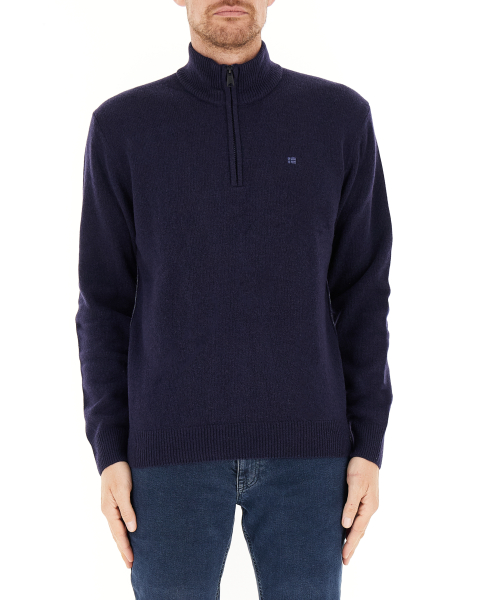 Maglione mezza zip