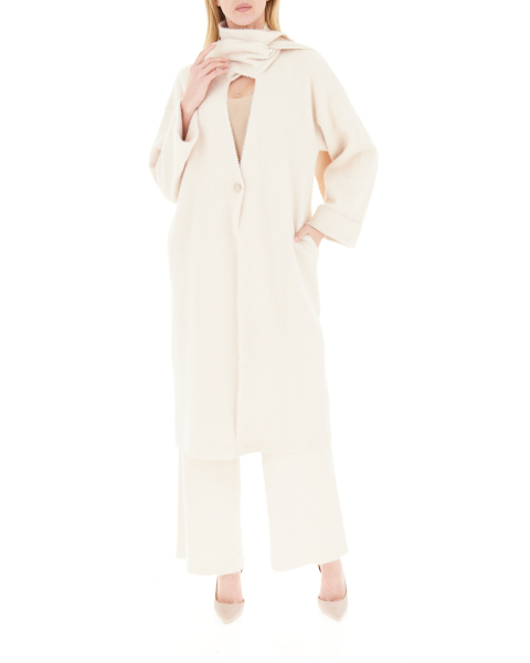 Cardigan con sciarpa