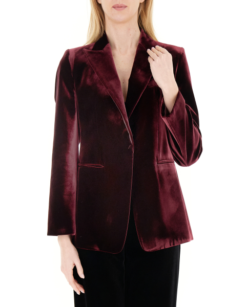 Blazer in velluto