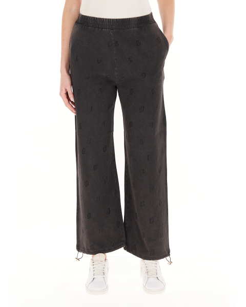 Pantaloni con strass