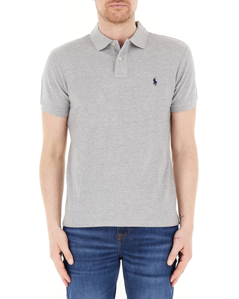 Polo slim cotone