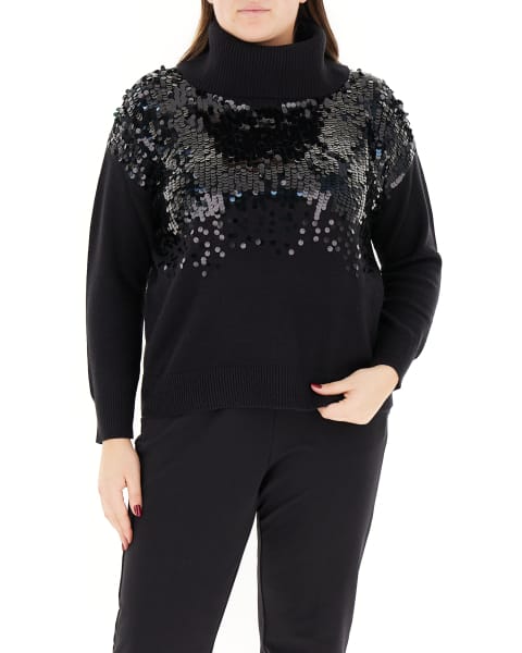 Dolcevita con paillettes