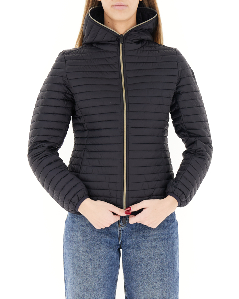 Piumino con cappuccio