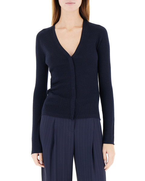 Cardigan lana vergine