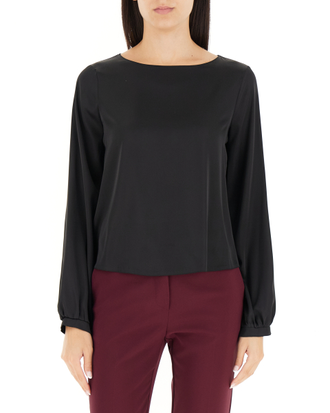 Blusa maniche lunghe