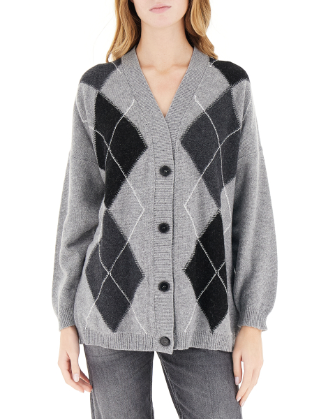 Cardigan misto lana