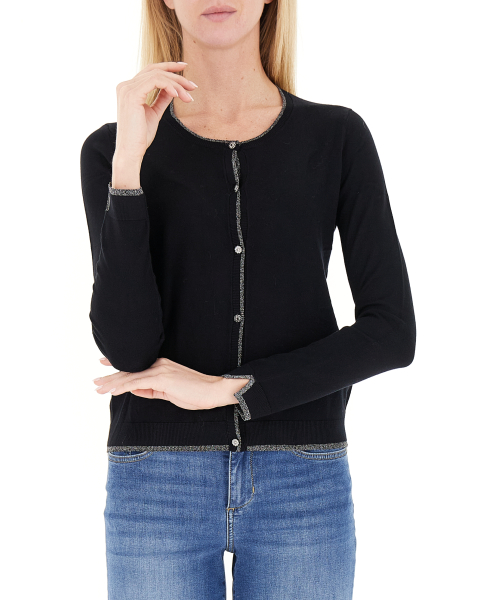 Cardigan con bottoni