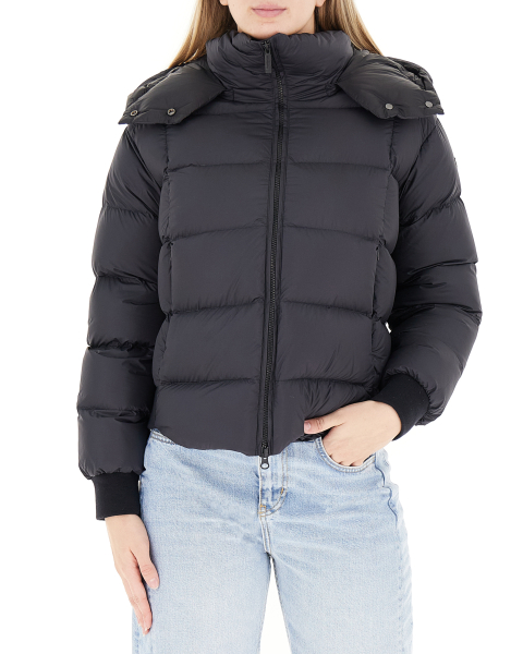 Piumino con cappuccio