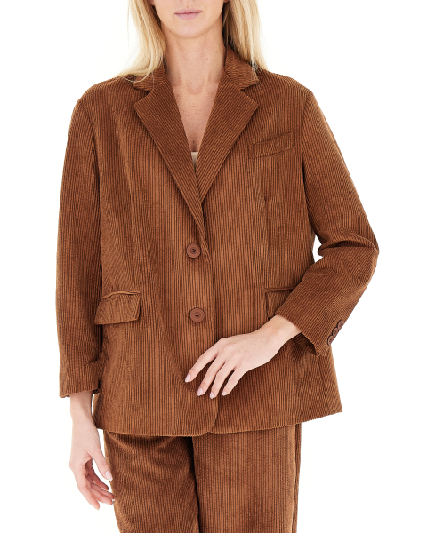 Blazer velluto costine