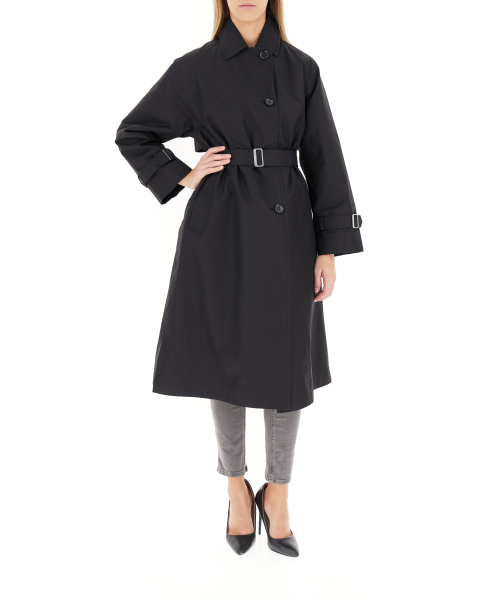 Trench impermeabile con cintura