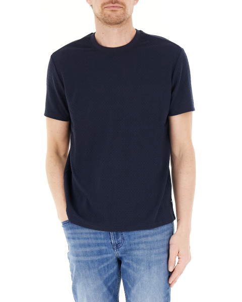 T-shirt tessuto lavorato