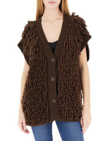 Gilet misto lana