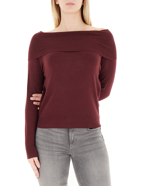 Maglia scollo bardot