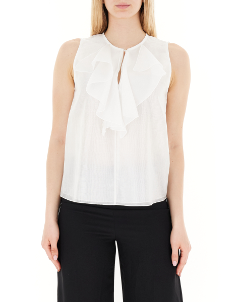 Blusa con volants