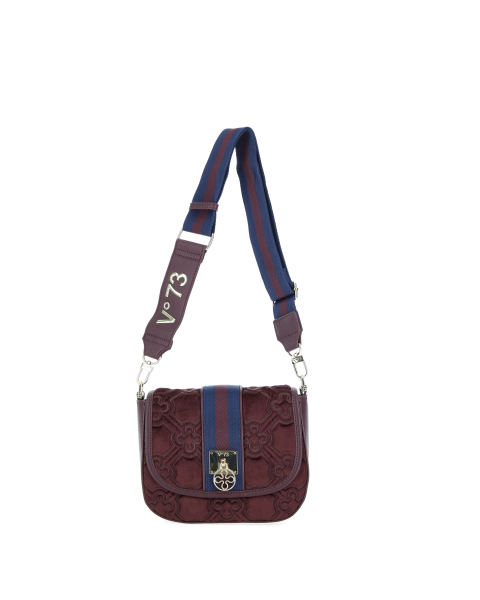 Borsa in velluto ricamato