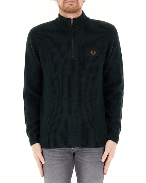 Maglione mezza zip
