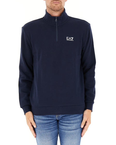 Felpa mezza zip