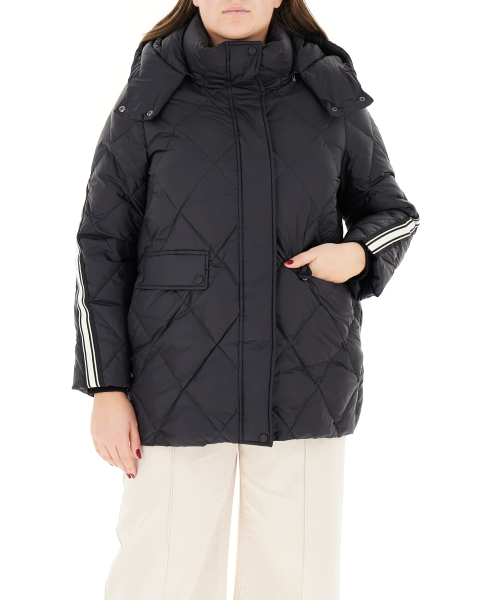 Piumino con cappuccio